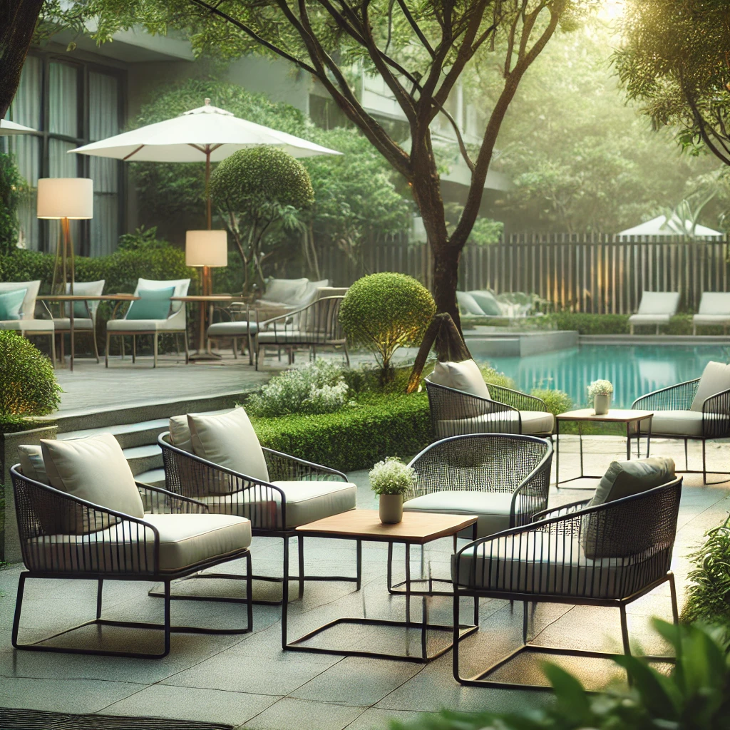 Gartenmöbel für Hotels